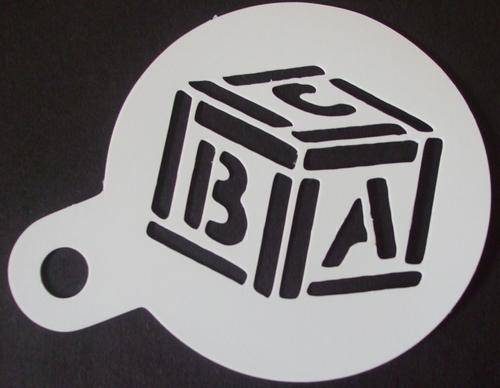 COFFEE OR CUPCAKE STENCIL