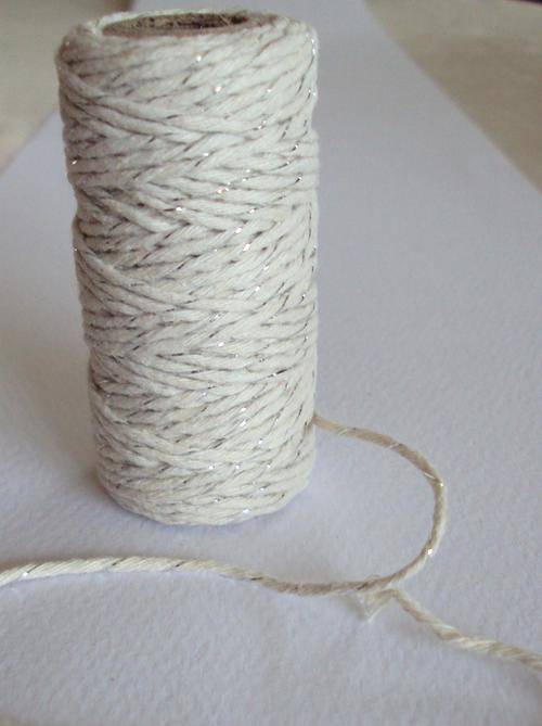 20 METER ROLL SILVER METALIC BAKERS TWINE