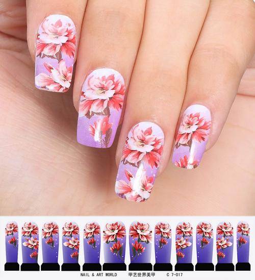 12 NAIL DECALS / WRAPS - LATEST EUROPEAN NAIL CRAZE !!!