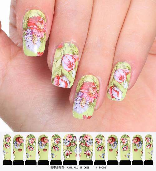 12 NAIL DECALS / WRAPS - LATEST EUROPEAN NAIL CRAZE !!!