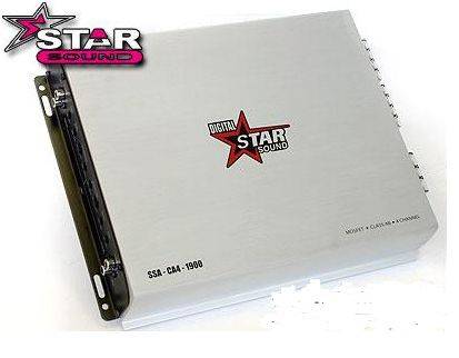 STARSOUND SSA-CA4-1900 AMPLIFIER - AS NEW!