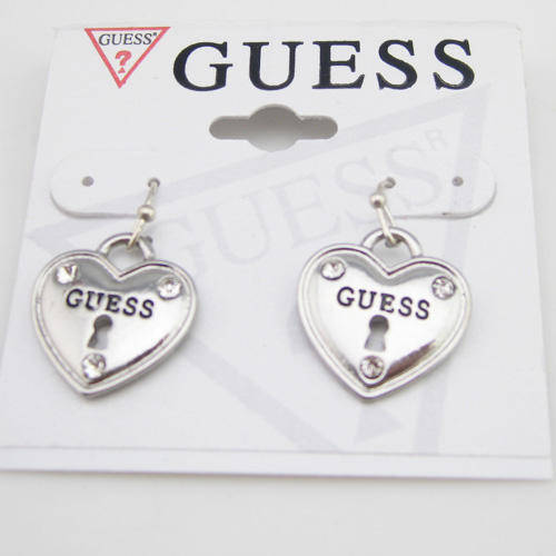 GUESS latest heart earrings of the book.