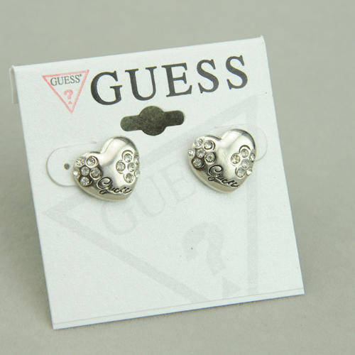 GUESS brand new small heart earrings.