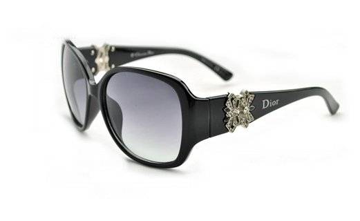 Christian Dior fashion ladies jade stars gradient design sunglasses.