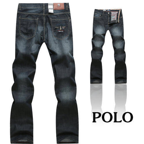 Brand new fine thin straight Genuine POLO fashion men's denim jeans size 36.