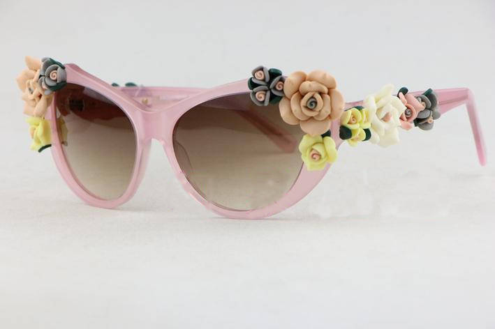 Brand new Dolce & Gabbana models of trendy flower sunglasses.