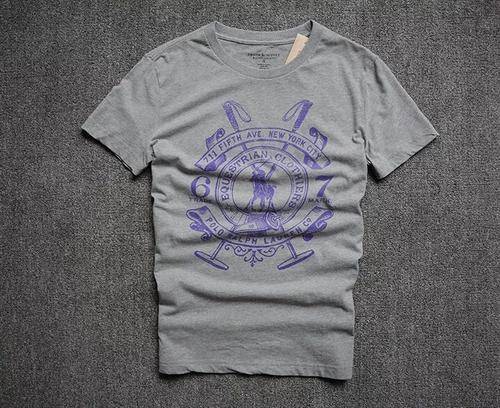 Brand new 67 designer men Brushed cotton short-sleeved T-shirt