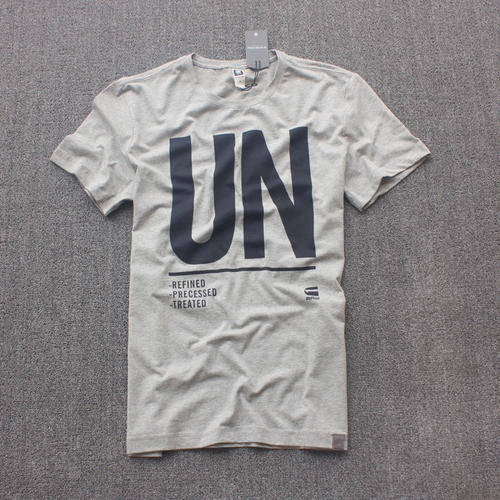 G STAR RAW casual round neck slim fit short sleeve T-shirt.