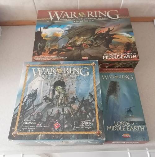 War of the Rings (Lord of the Rings) - Board game with many extras