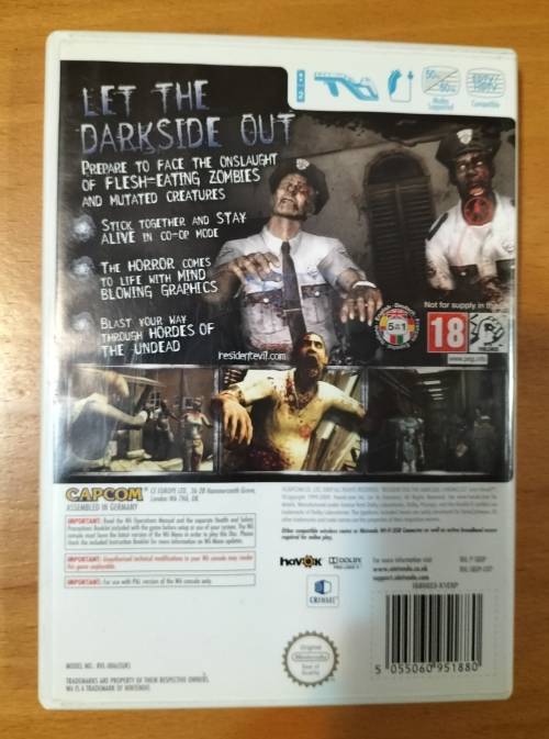 Wii game : Resident Evil Umbrella Chronicles (Wii)