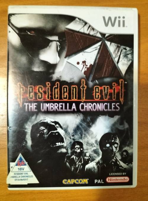 Wii game : Resident Evil Umbrella Chronicles (Wii)