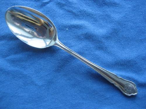 Sterling Silver 3 Piece Christening Set / Childs Cutlery Set Sheffield Dubarry Pattern Fitted Case