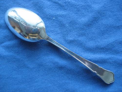 Sterling Silver 3 Piece Christening Set / Childs Cutlery Set Sheffield Dubarry Pattern Fitted Case