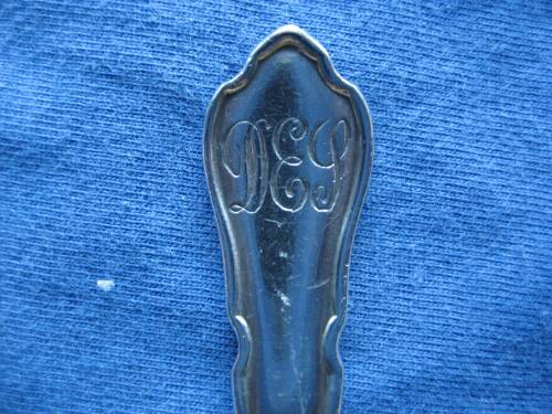 Sterling Silver 3 Piece Christening Set / Childs Cutlery Set Sheffield Dubarry Pattern Fitted Case