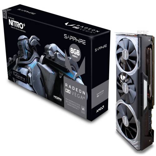 Sapphire Radeon RX Vega 64 Nitro+ Edition 8GB PCI-E 3.0 Desktop Graphics Card