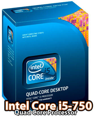Intel Core i5-750 2.66GHz 8mb cache LGA 1155 95W Quad-Core Desktop Processor