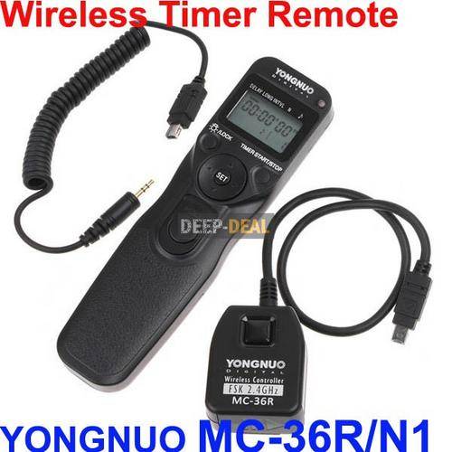 YONGNUO MC-36R/N1 Wireless Timer Remote NIKON D700 D300S D200