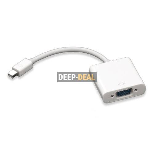 Thunderbolt Port to VGA Female Cable projectors monitors apple MacBook
