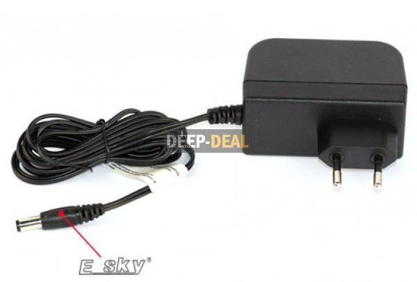 Esky 000512 Switch Adapter Charger Output 12V DC 1500mA EU Plug