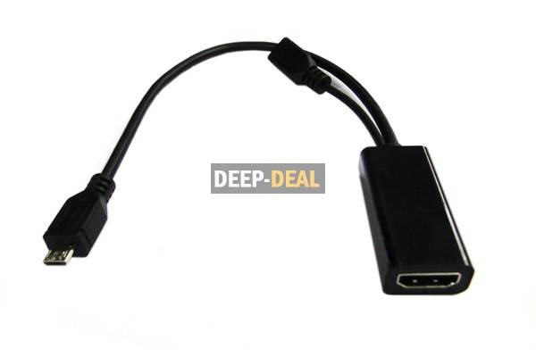 Samsung S2 i9100 HTC G14 MHL Micro USB - HDMI adapter