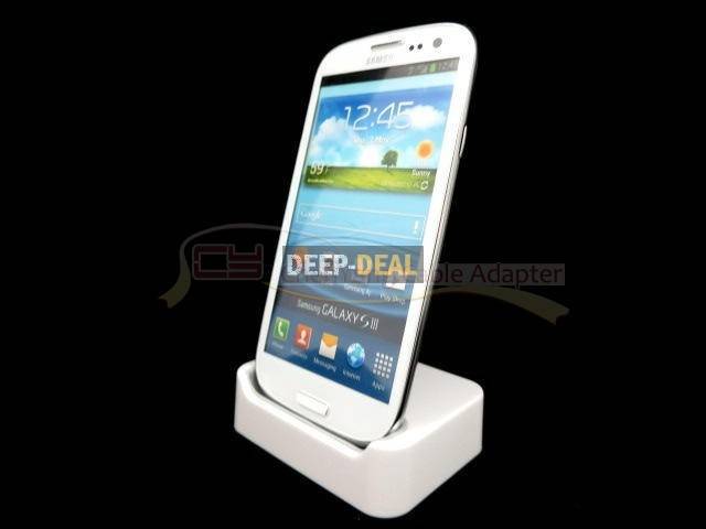USB Dock Sync Data Charge f Samsung Galaxy S3 S III i9300 i9308