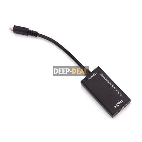 MHL USB to HDMI HDTV Adapter for Samsung Galaxy S2 i9100 Note i9200 9108