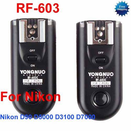 RF-603-n3 Radio Flash Trigger for Nikon D90 D5000 D3100 D7000
