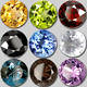 Absolutely Gorgeous Set of 9 Beautifully Different 100% Natural Gemstones 0.785cts in total