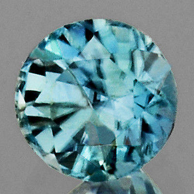 !! Amazing!! Natural Round Blue Zircon 0.56ct