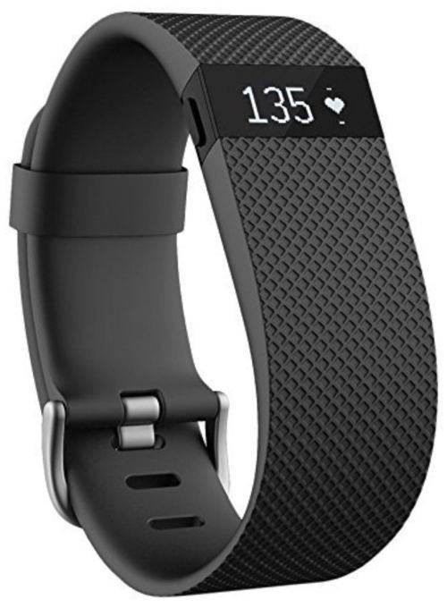 FitBit ChargeHR - Fitness Tracker, Sport Watch & Heart Rate Monitor - Black