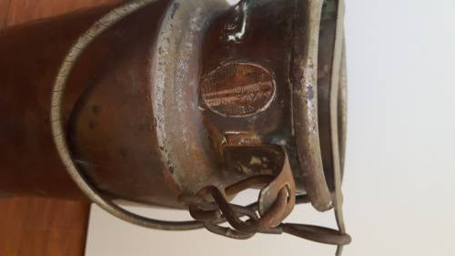 Brass plated milk can