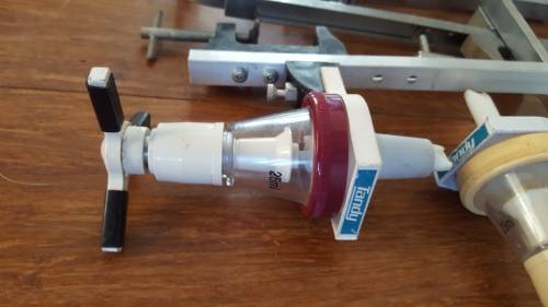 Decanter, vintage Heineken tray and optics