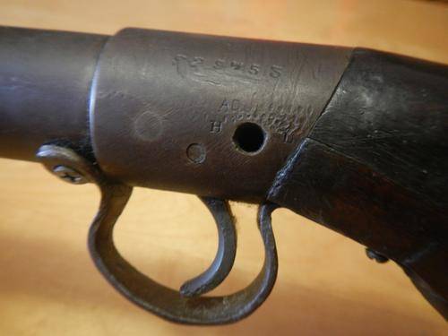 Antique air rifle
