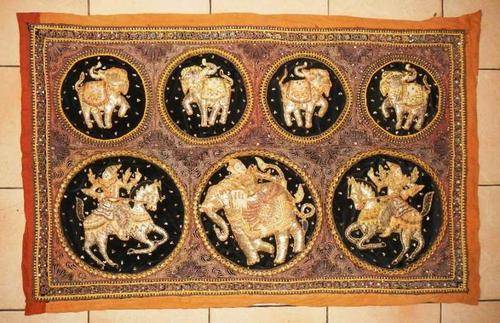 Antique looking Kalaga from Burma