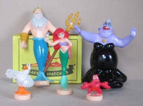 DISNEY - THE LITTLE MERMAID - FIVE FIGURINES