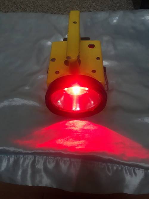 Vintage railway flashlight/signal light.