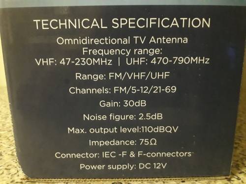 14" HDTV Shakespear antenna