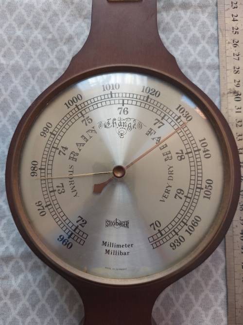 Vintage stockburger barometer