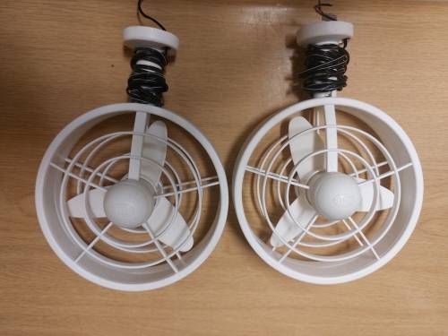 2 x 12V Hella Marine Fans