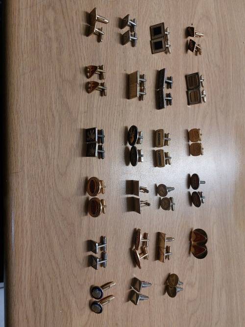 23 Pairs of Cuff links(see pics)