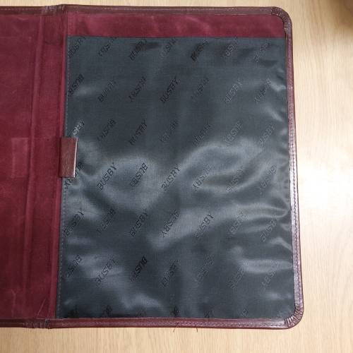 Busby A4 leather folder(see pics)