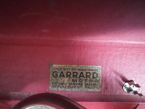 Gramaphone Wind-up Trek 505 - With Garrard Motor - Working