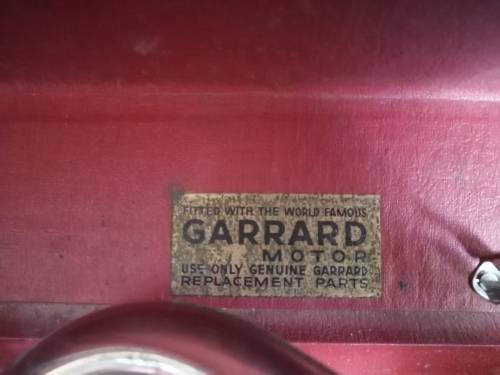 Gramaphone Wind-up Trek 505 - With Garrard Motor - Working