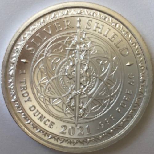 1 oz AG-47 BU Silver Round .999