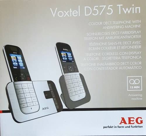 AEG D575 Twin Cordless Phones