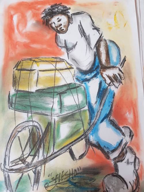 SELESHO - LARGE-APPROX.430MM X 610MM