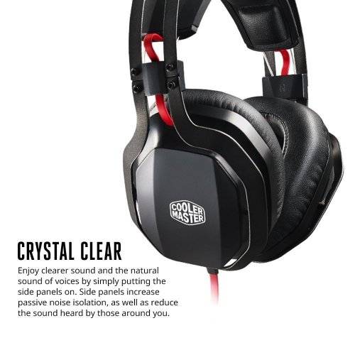 Cooler Master MasterPulse Over-Ear Gaming Headset with Bass FX