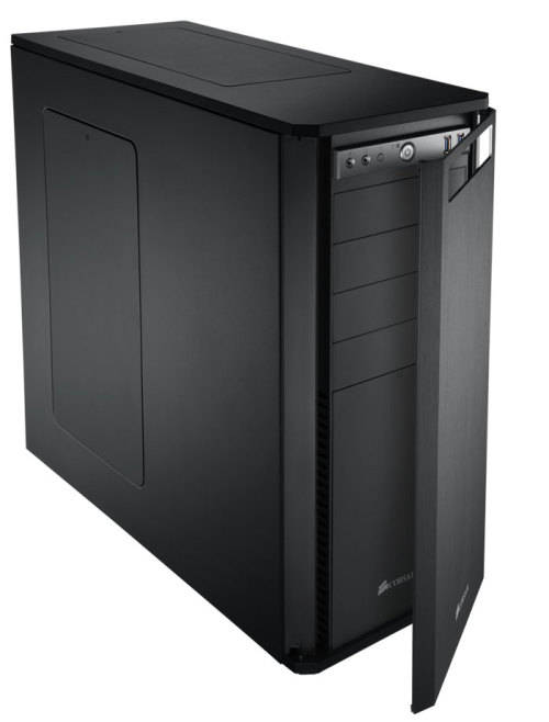 Corsair Obsidian Series 550D Black Aluminum SILENT ATX Tower Case  1TB External HDD  Sensei Mouse