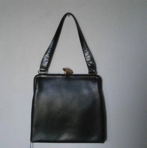 Vintage Black Handbag by Panther