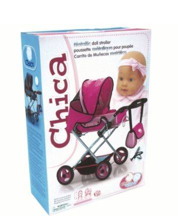 6 IN 1 DOLL WITH STROLLER & ACCESSORIES